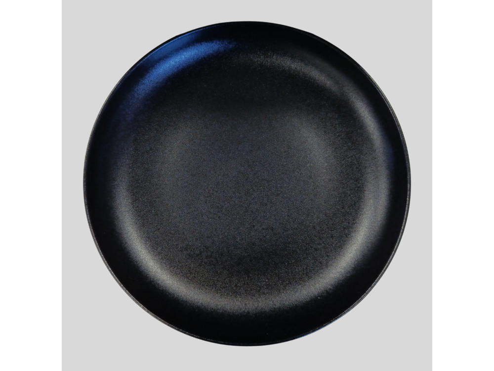 Lubiana plochý talíř Rondo, Ø28 cm, černý